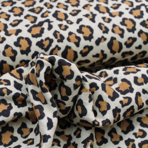 Musselin Leo - Leopardenmuster